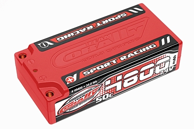 Corally Sport Racing Shorty 4800mAh 7.4V 2S 50C LiPo (4mm, 207g)