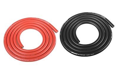 Corally Ultra V+ Silicone Wire - Super Flexible - Black and Red - 10AWG (2x1m)