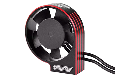 Corally Ultra High Speed Cooling Fan XF-30 w/BEC Connector (Black/Red, 30mm)
