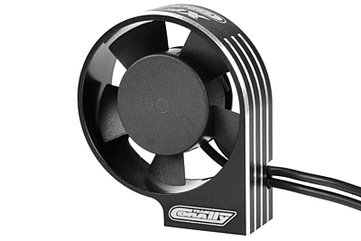 Corally Ultra High Speed Cooling Fan XF-40 w/BEC Connector (Black/Silver, 40mm)