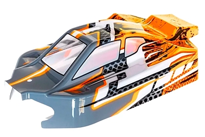 Hobbytech BXR-S2 Painted/Precut Buggy Body (Orange,Grey)