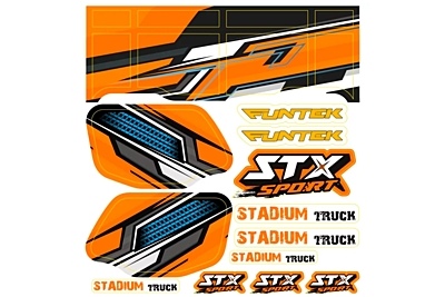 Funtek STX Sticker (Orange)