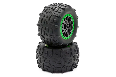 Funtek STX Complety Tyres (Green, 2pcs)
