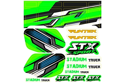 Funtek STX Sticker (Green)