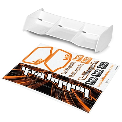 Hobbytech High Down Force 1/8 Offroad Wing + Stickers (White)
