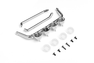 Kavan GRE18 Roll Cage with Light Mount Set (Chrome)