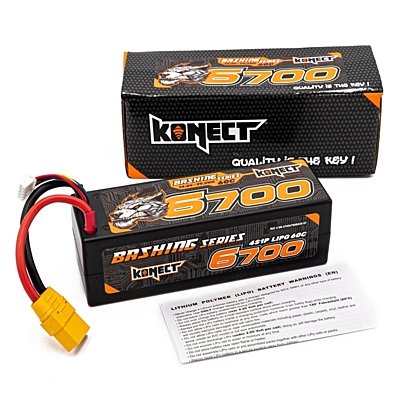 Konect 6700mAh 14.8V 4S 60C LiPo (XT-90, 593g)