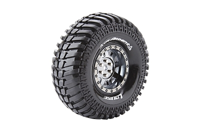 Louise CR-Ardent Pre-Glued 1.9 Crawler Tires Chrome Rims (2pcs)