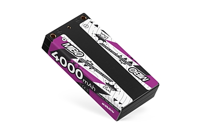 MIBO Drift King Purple Shorty 4000mAh 7.6V 2S 130C/260C HV LiPo (4mm, 147g)