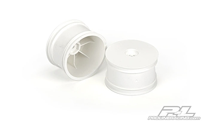 Pro-Line Velocity 2.2" Hex Rear Wheels White for TLR 22, D413, RB6, B44.3, B5 and B5M Rear