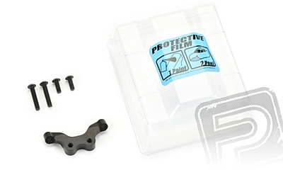 Pro-Line Clear Front Wing & Black Anodized Aluminum Mount for B5m, B6 and B6D