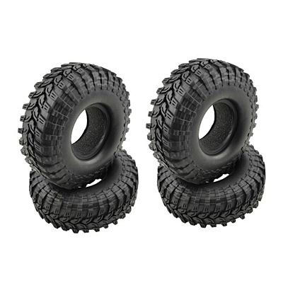 Ultimate Racing Borderline 1.9" Crawler Tires w/ Foam Ø113mm (4pcs)