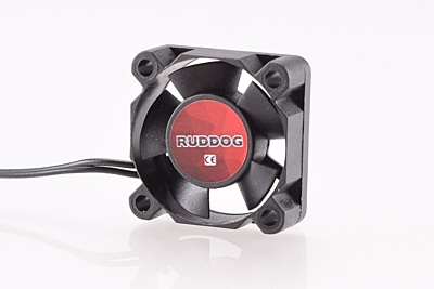 Ruddog Fan 30mm with 240mm Wire (Black)