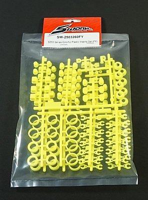SWORKz Colorful Plastic Inserts (Yellow, 2 Sets)