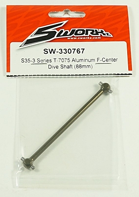 SWORKz Aluminum F-Center Drive Shaft (88mm)