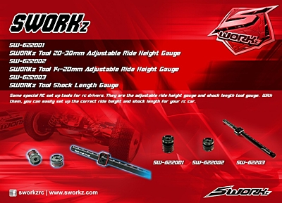 SWORKz  Adjustable Ride Height Gauge 14-20mm