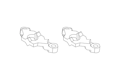 Turbo Racing C63 Steering Support (2pcs)
