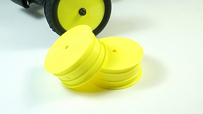 TPRO 1/10 4WD Offroad Front Dish Wheel 12mm (Yellow, 4pcs)