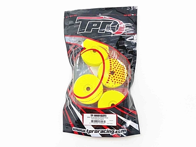 TPRO 1/8 Offroad Dish Pro-XR Race Wheel Soft (Yellow, 4pcs)