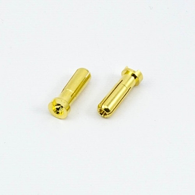 Ultimate Racing 5.0mm Bullet Connector Male (2pcs)
