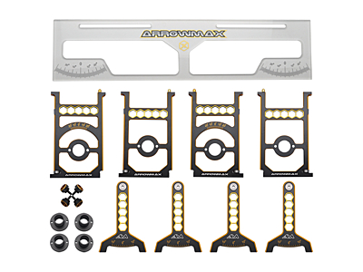 Arrowmax Set-Up System for 1/8 On-Road Cars with Bag Limited Edition