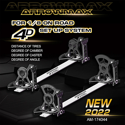 Arrowmax 4D Set-Up System for 1/8 Onroad