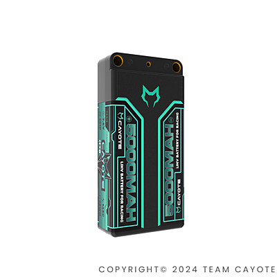 CAYOTE Racing Shorty 5000mAh 7.6V 2S 145C HV LiPo (5mm, 179g)