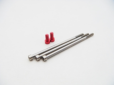 Hiro Seiko XeRun V10 G4 Titan/Aluminum Screw Set (Red)
