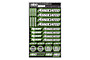 Associated/Reedy Design Pre-Cut Stickers by MM (Green, Larger A5 size)