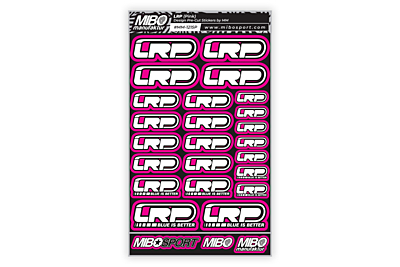 LRP Design Pre-Cut Stickers by MM (7 Color Options, Larger A5 size)