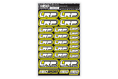 LRP Design Pre-Cut Stickers by MM (7 Color Options, Larger A5 size)