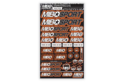 MIBOSPORT/MIBO Design Pre-Cut Stickers by MM (8 Color Options, Larger A5 size)