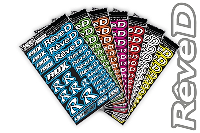 Reve D Design Pre-Cut Stickers by MM (7 Color Options, Larger A5 size)