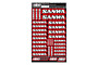 Sanwa Design Pre-Cut Stickers by MM (Red, Larger A5 size)
