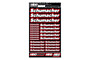 Schumacher Design Pre-Cut Stickers by MM (Red, Larger A5 size)