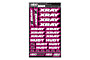 XRAY/HUDY Design Pre-Cut Stickers by MM (Pink, Larger A5 size)
