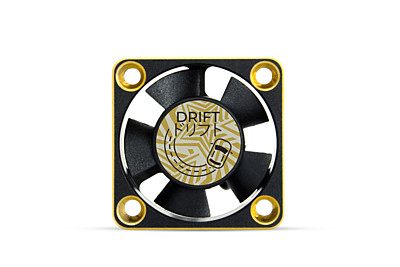 MIBO Aluminium High Speed Cooling Fan 30x30x10mm GOLD (BEC connector, 5-8.45V, 28000RPM)