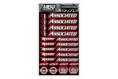 Associated/Reedy Design Pre-Cut Stickers by MM (6 Color Options, Larger A5 size)