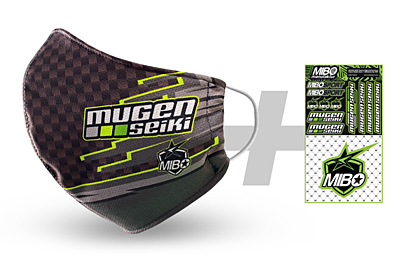 Mugen Seiki Theme High-Performance Face Mask Ears + Stickers by MM