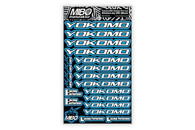 Yokomo/RP Design Pre-Cut Stickers by MM (6 Color Options, Larger A5 size)