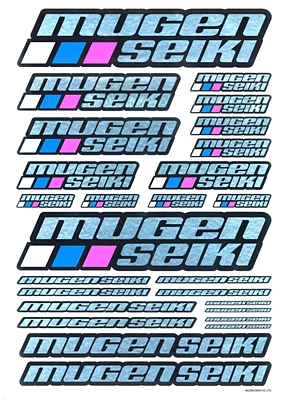Mugen 12 Logo Sticker (Metallic, 1pc)