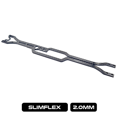RC Maker SlimFlex 1 Piece 2.0mm Topdeck for Xray X4