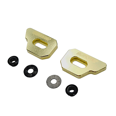 RC Maker Brass LCG "Weight Shift" Adjustable Rear Chassis Weights for Xray X4 (12g)