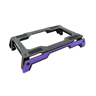 RC Maker 3D Pro Carbon Car Stand for 1/10th & 1/12th Onroad (Purple)