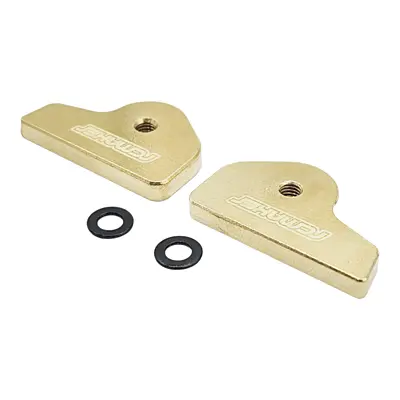 RC Maker Brass LCG Rear Chassis Weights for Awesomatix A800R (2pcs, 6.7g each)