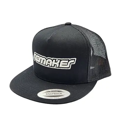 RC Maker Embroidered Flat Peak Snapback Hat