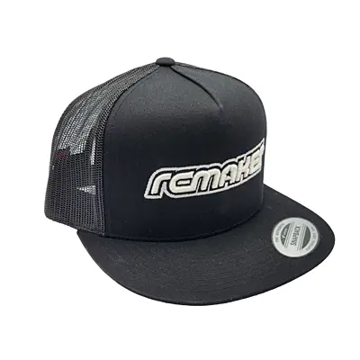 RC Maker Embroidered Flat Peak Snapback Hat