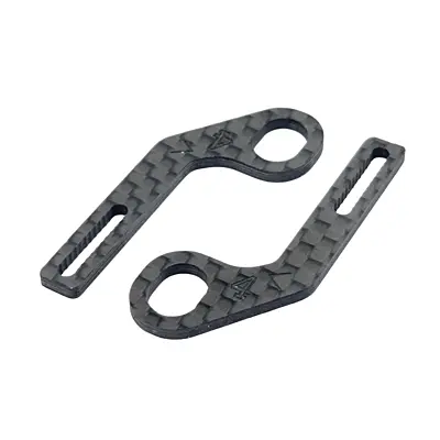 RC Maker Horizontal Rear Post Body Mounts ULTRA LITE - Carbon Extensions - TYPE 4