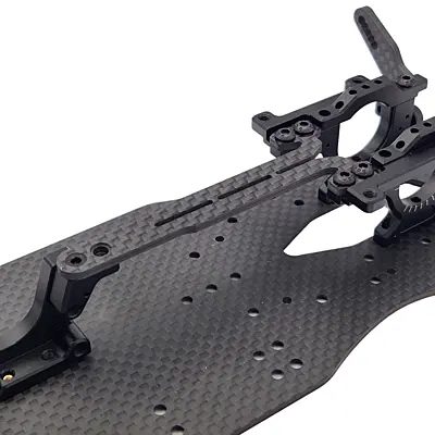 RC Maker SlimFlex 1.6mm Carbon Topdeck "TYPE 1" for Yokomo MS1.0