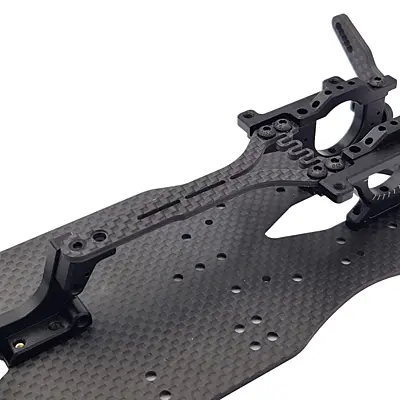 RC Maker SlimFlex 2.0mm Carbon Topdeck "TYPE 2" for Yokomo MS1.0